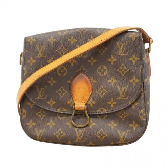 LOUIS VUITTON Handbags - Louis Vuitton Monogram Saint-Cloud GM Shoulder Bag M51242 Brown Women's
